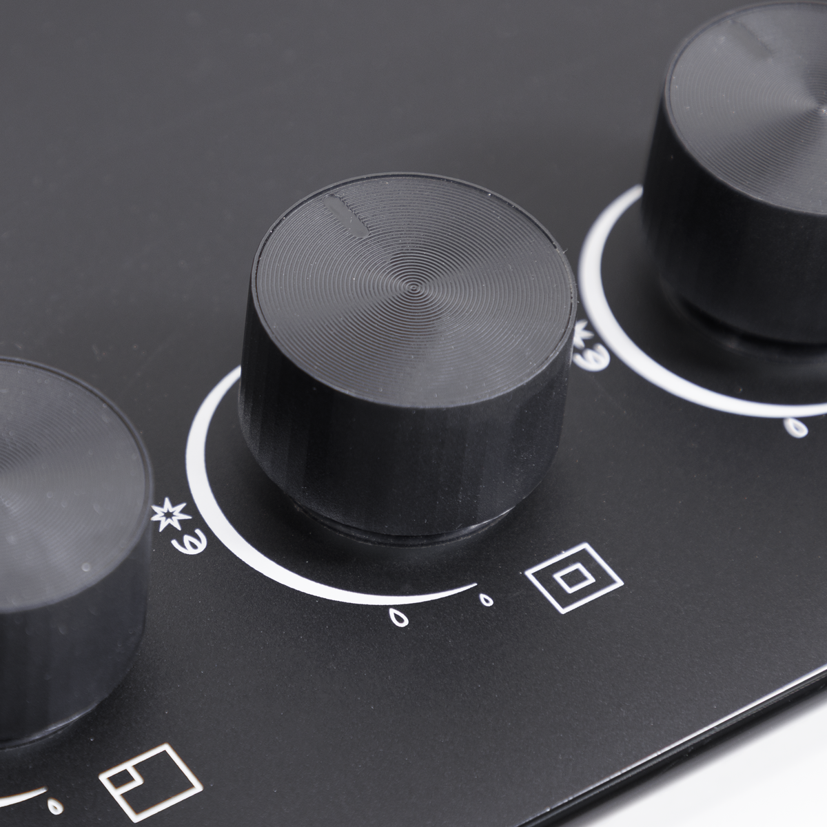Baridi DH385 90cm Gas Hob Matt Black 5 Burners Cast Iron Supports & Auto Ignition 10.4kW - additional view 10