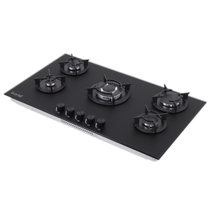 Baridi DH385 90cm Gas Hob Matt Black 5 Burners Cast Iron Supports & Auto Ignition 10.4kW - additional view 14