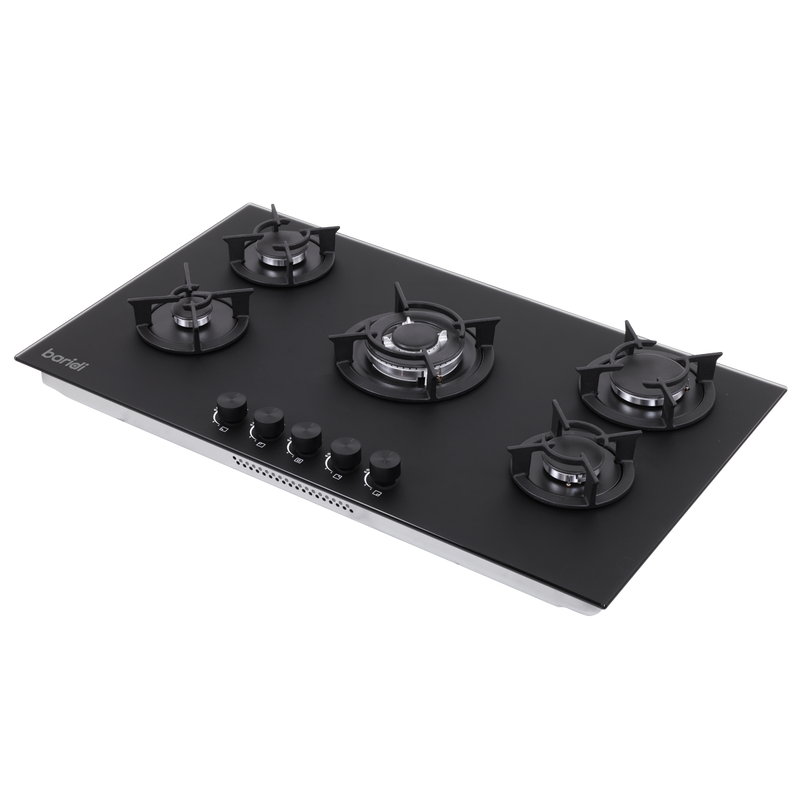 Baridi DH385 90cm Gas Hob Matt Black 5 Burners Cast Iron Supports & Auto Ignition 10.4kW - additional view 14
