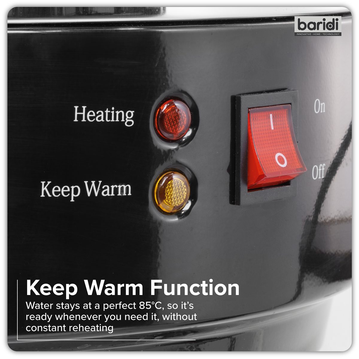 Baridi DH388 Hot Water Boiler, Tea Urn 30L Capacity - Stainless Steel - additional view 10