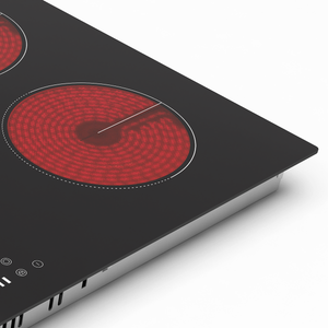 Baridi DH389 Integrated Ceramic Hob with 5 Cooking Zones 90cm - Black Glass - additional view 7