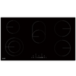Baridi DH389 Integrated Ceramic Hob with 5 Cooking Zones 90cm - Black Glass