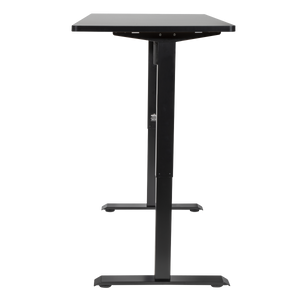 Dellonda DH38 Single Motor Ultra-Quiet Adjustable-Height Electric Sit/Stand Desk - Black Desktop - additional view 3
