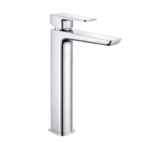 Baridi DH394 High Basin Mixer Tap with Clicker Waste - Chrome