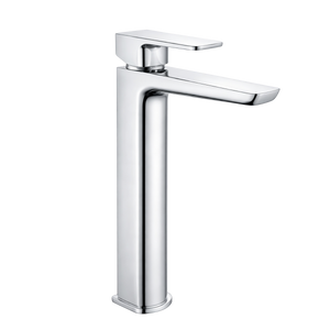 Baridi DH394 High Basin Mixer Tap with Clicker Waste - Chrome