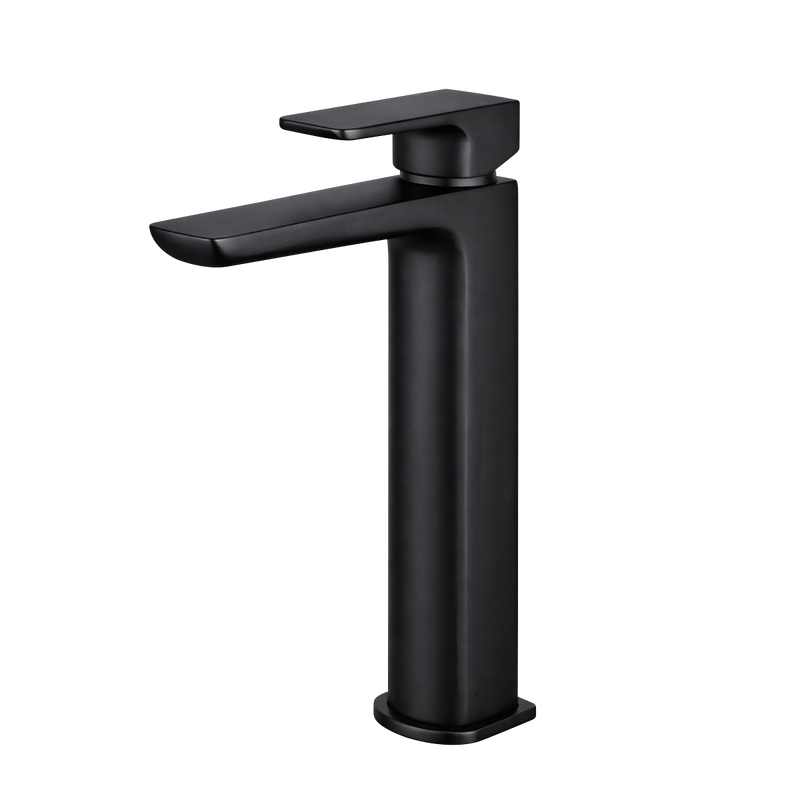 Baridi DH395 High Basin Mixer Tap with Clicker Waste - Matt Black - additional view 4
