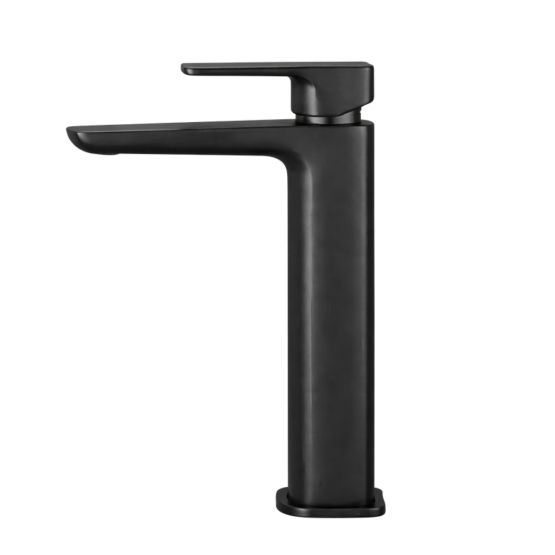 Baridi DH395 High Basin Mixer Tap with Clicker Waste - Matt Black - additional view 5