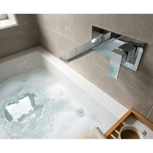 Baridi DH396 Wall Mounting Basin Mixer Tap, Square - Chrome - additional view 5