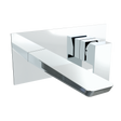 Baridi DH396 Wall Mounting Basin Mixer Tap, Square - Chrome