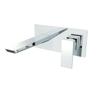 Baridi DH396 Wall Mounting Basin Mixer Tap, Square - Chrome - additional view 2