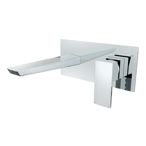 Baridi DH396 Wall Mounting Basin Mixer Tap, Square - Chrome - additional view 3