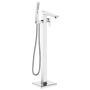 Baridi DH400 Freestanding Bath Mixer Tap with Shower - Chrome