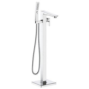 Baridi DH400 Freestanding Bath Mixer Tap with Shower - Chrome