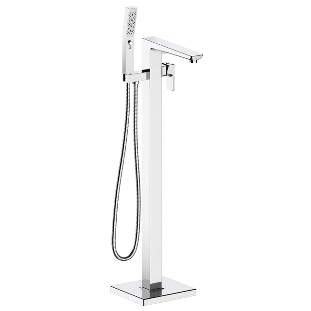 Baridi DH400 Freestanding Bath Mixer Tap with Shower - Chrome