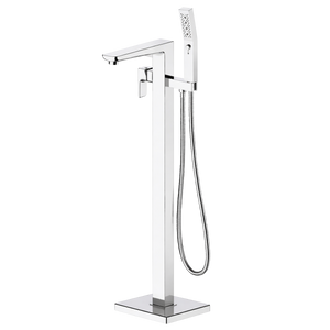 Baridi DH400 Freestanding Bath Mixer Tap with Shower - Chrome - additional view 2