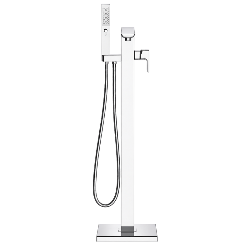Baridi DH400 Freestanding Bath Mixer Tap with Shower - Chrome - additional view 4