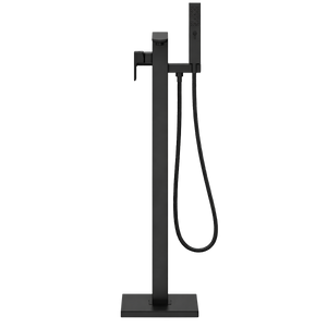 Baridi DH401 Freestanding Bath Mixer Tap with Shower - Matt Black - additional view 2