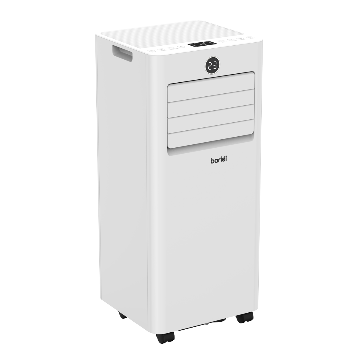 Baridi DH412 4-in-1 Portable Air Conditioner with Window Sealing Kit 5,000Btu/hr - White
