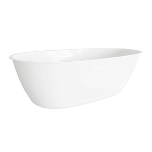 Baridi DH416 Double-Ended Slim Rim Bath with Overflow System 150cm - Gloss White