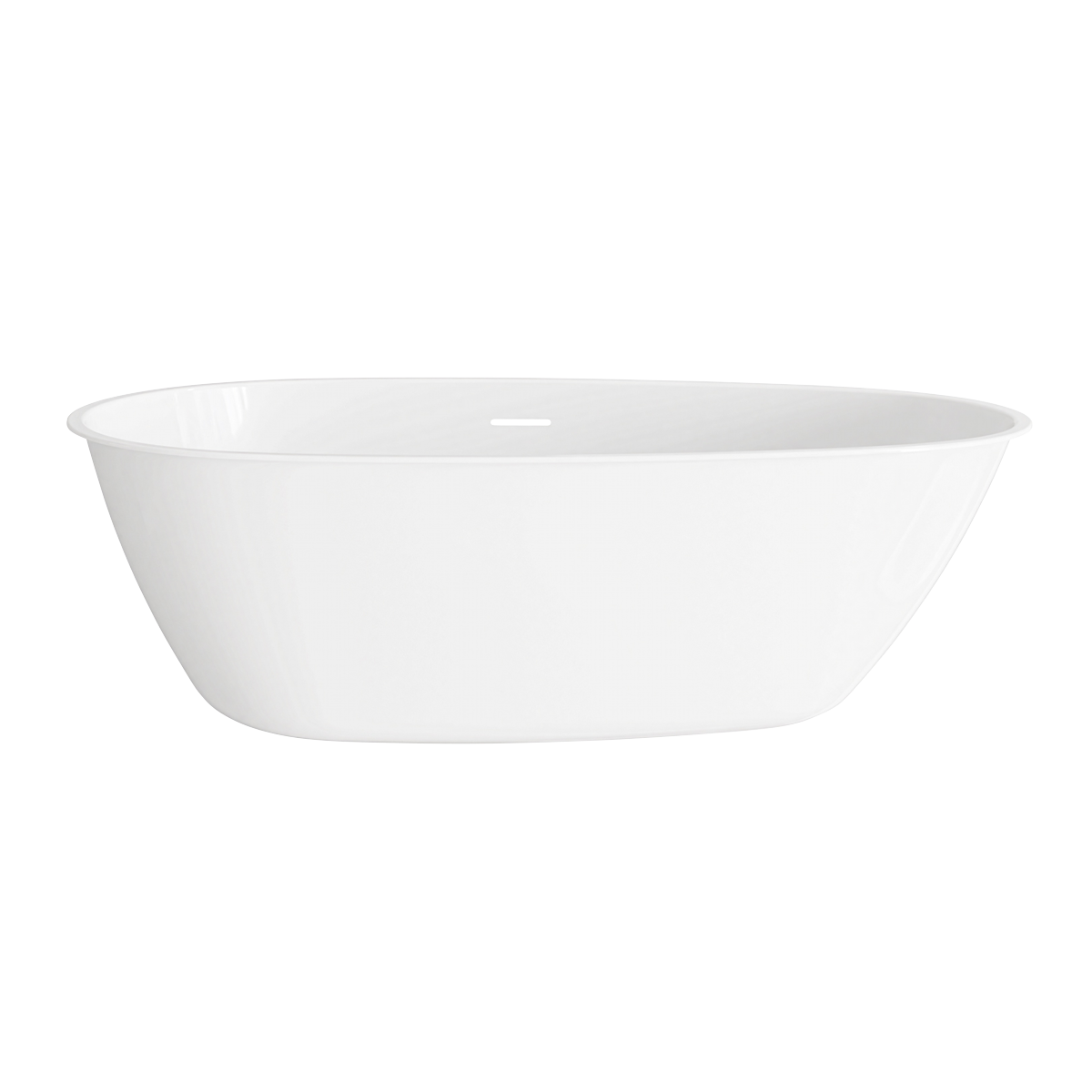 Baridi DH416 Double-Ended Slim Rim Bath with Overflow System 150cm - Gloss White - additional view 4