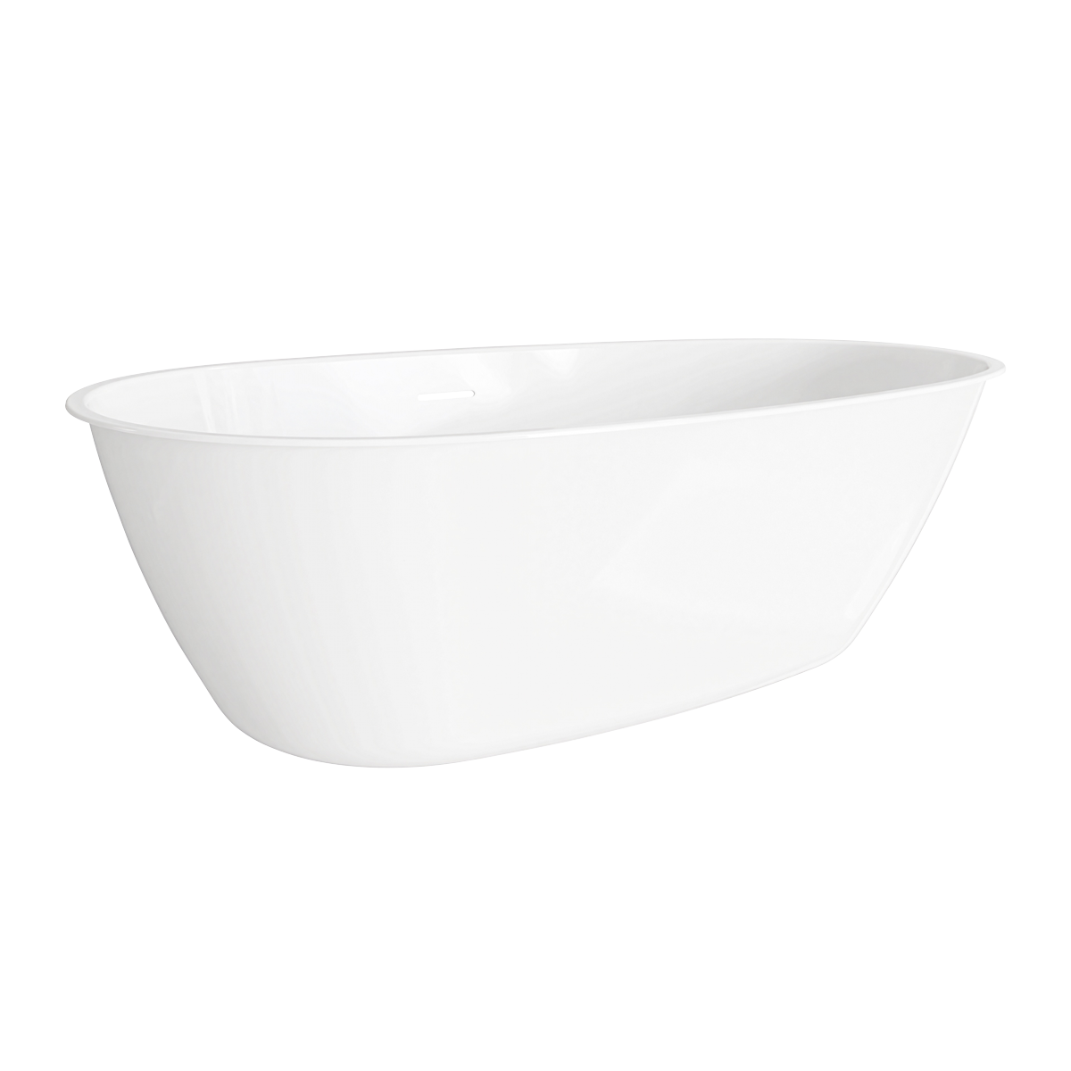 Baridi DH417 Double-Ended Slim Rim Bath with Overflow System 160cm - Gloss White