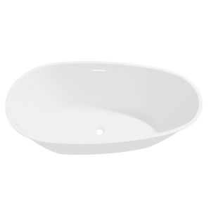 Baridi DH418 Double-Ended Slim Rim Bath with Overflow System 170cm - Gloss White - additional view 7