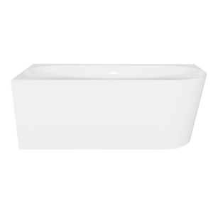 Baridi DH423 Left-Hand Corner Slim Rim Bath with Overflow System 150cm - Gloss White - additional view 5