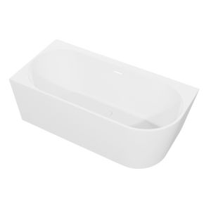 Baridi DH425 Left-Hand Corner Slim Rim Bath with Overflow System 170cm - Gloss White - additional view 7