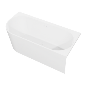 Baridi DH427 Right-Hand Corner Slim Rim Bath with Overflow System 160cm - Gloss White - additional view 7