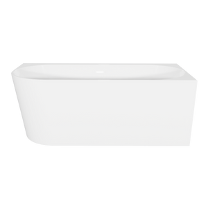 Baridi DH428 Right-Hand Corner Slim Rim Bath with Overflow System 170cm - Gloss White - additional view 4