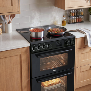 Baridi DH429 60cm Freestanding Cooker with 99L Double Cavity & Ceramic Hob - Black - additional view 5