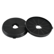 Baridi DH430 Carbon Filters for Cooker Hoods CF135 - Pack of 2