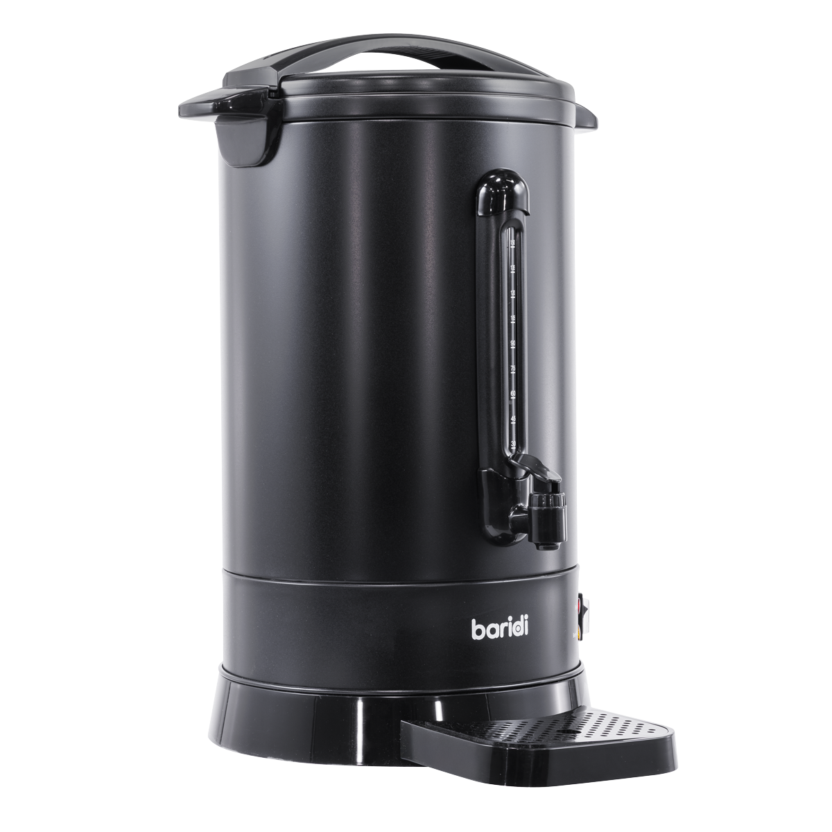 Baridi DH431 Hot Water Boiler/Tea Urn, 20L Capacity - Black