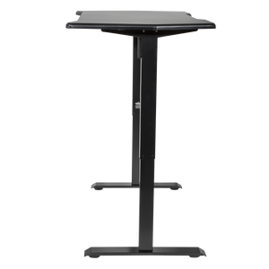 Dellonda DH43 Carbon Fibre Effect Electric Height Adjustable Standing Desk with Memory, Quiet, 1400 x - additional view 3