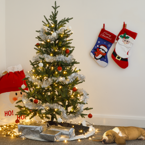 Dellonda DH44 Artificial Hinged Christmas Tree 5ft(150cm) - additional view 7