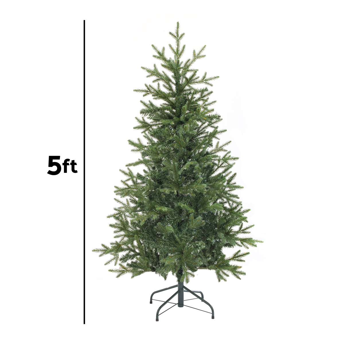 Dellonda DH44 Artificial Hinged Christmas Tree 5ft(150cm) - additional view 8
