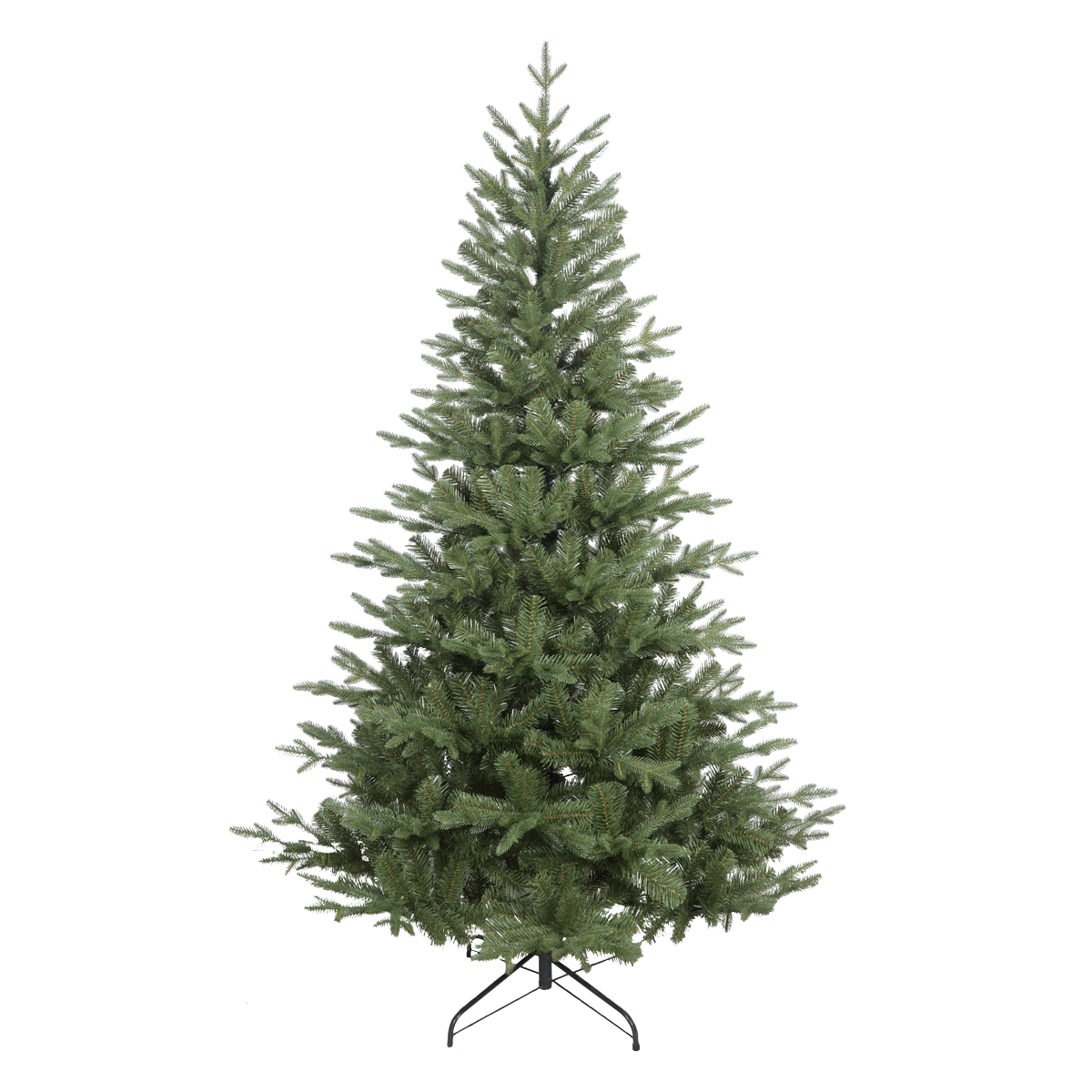 Dellonda DH46 Artificial Hinged Christmas Tree 7ft(210cm)