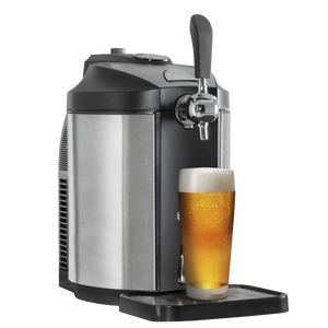 Baridi DH49 Mini Keg Draft Beer Dispenser Tap with Integrated Cooling 5L Capacity