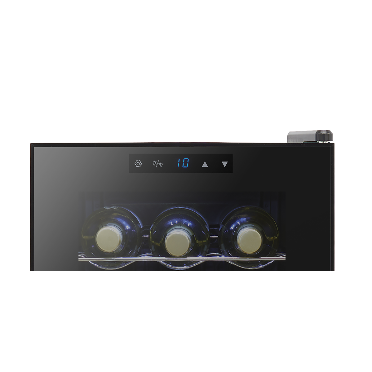 Baridi DH5 15 Bottle Wine Fridge with Digital Touch Screen Controls & LED Light - Black - additional view 14