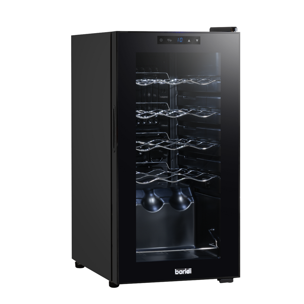 Baridi DH5 15 Bottle Wine Fridge with Digital Touch Screen Controls & LED Light - Black - additional view 7