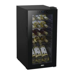 Baridi DH5 15 Bottle Wine Fridge with Digital Touch Screen Controls & LED Light - Black - additional view 5