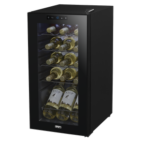 Baridi DH5 15 Bottle Wine Fridge with Digital Touch Screen Controls & LED Light - Black - additional view 4