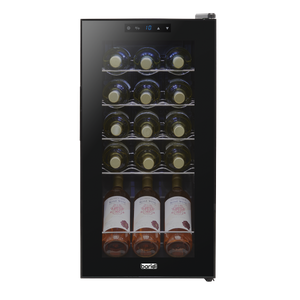 Baridi DH5 15 Bottle Wine Fridge with Digital Touch Screen Controls & LED Light - Black - additional view 11