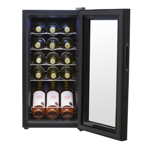 Baridi DH5 15 Bottle Wine Fridge with Digital Touch Screen Controls & LED Light - Black - additional view 17