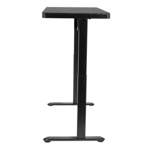 Dellonda DH53 Single Motor Ultra-Quiet Electric Desk with Control Panel, USB Port & Drawer - Black - additional view 4