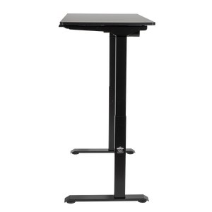Dellonda DH55 Single Motor Ultra-Quiet Adjustable-Height Electric Sit/Stand Desk - Black Desktop - additional view 9