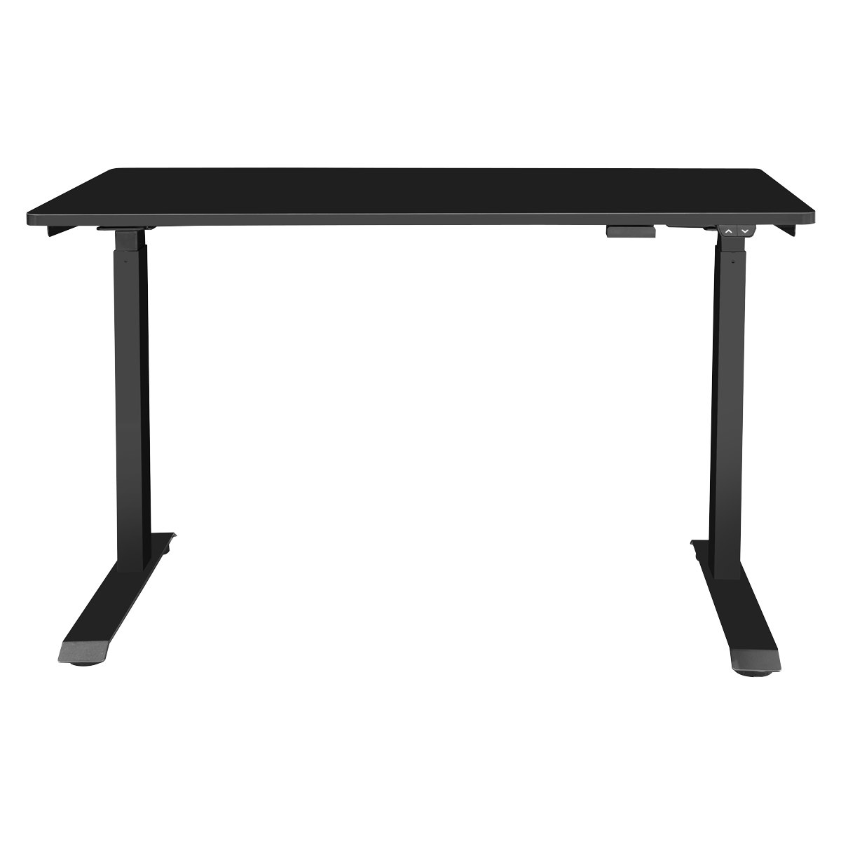Dellonda DH55 Single Motor Ultra-Quiet Adjustable-Height Electric Sit/Stand Desk - Black Desktop - additional view 10