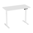 Dellonda DH56 Single Motor Ultra-Quiet Adjustable-Height Electric Sit/Stand Desk - White Desktop