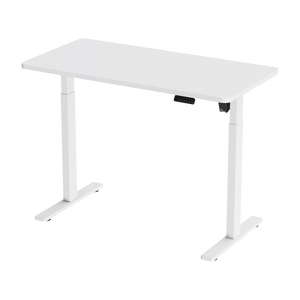 Dellonda DH56 Single Motor Ultra-Quiet Adjustable-Height Electric Sit/Stand Desk - White Desktop - additional view 2