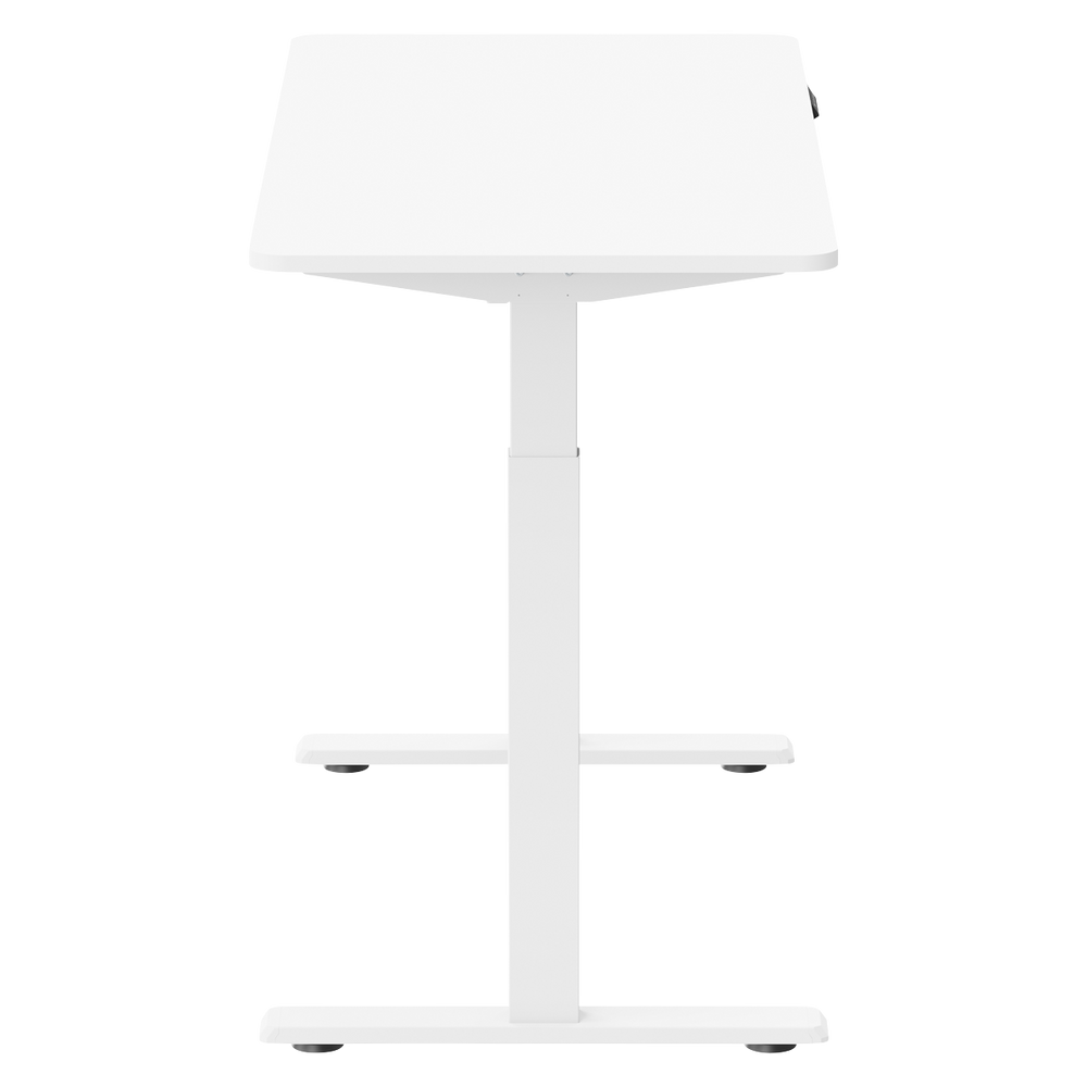 Dellonda DH56 Single Motor Ultra-Quiet Adjustable-Height Electric Sit/Stand Desk - White Desktop - additional view 6